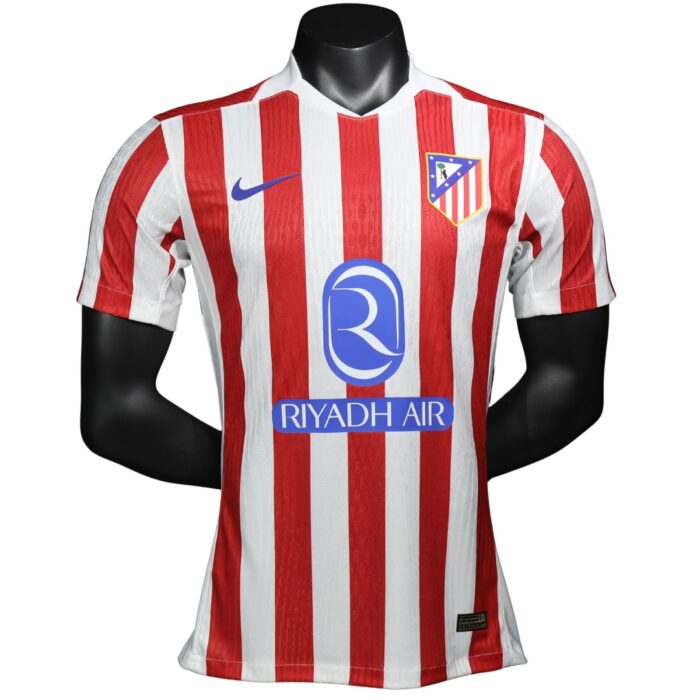 Atletico Madrid 2025-26 Authentic Home Player Jersey – Cheap Custom Personalized