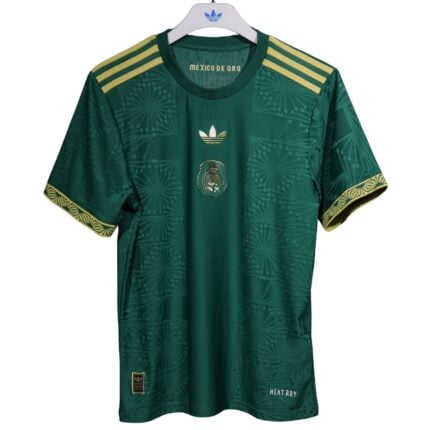 Cheap Custom Mexico Green & Gold Home Player Jersey – Personalized Authentic Football Shirt