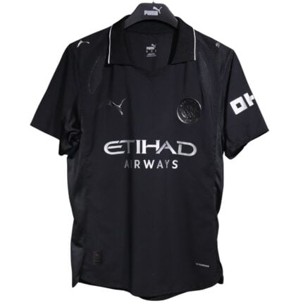 Official Manchester City 2025–26 Away Player Short-Sleeve Jersey – Authentic MCFC Football Shirt