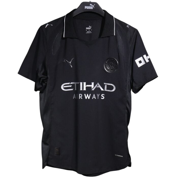 Official Manchester City 2025–26 Away Player Short-Sleeve Jersey – Authentic MCFC Football Shirt