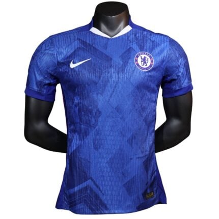 Cheap Customizable Chelsea 2025–26 Home Player Short-Sleeve Jersey – Personalized Authentic CFC Football Shirt