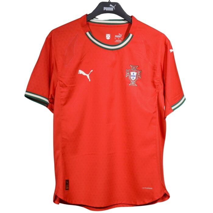 Cheap Custom Portugal 2025–26 Home Player Short-Sleeve Jersey – Personalized Authentic Football Shirt